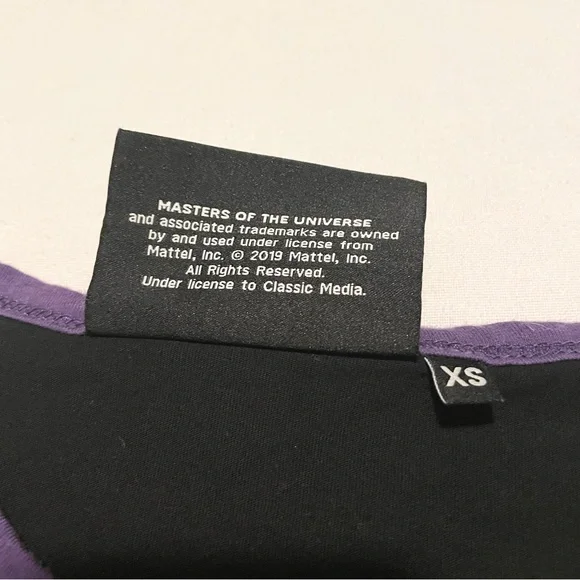 Killstar x Masters of the Universe Skeletor Evil-Lyn Raglan Tee XS 3/4 Sleeve - Picture 8 of 16